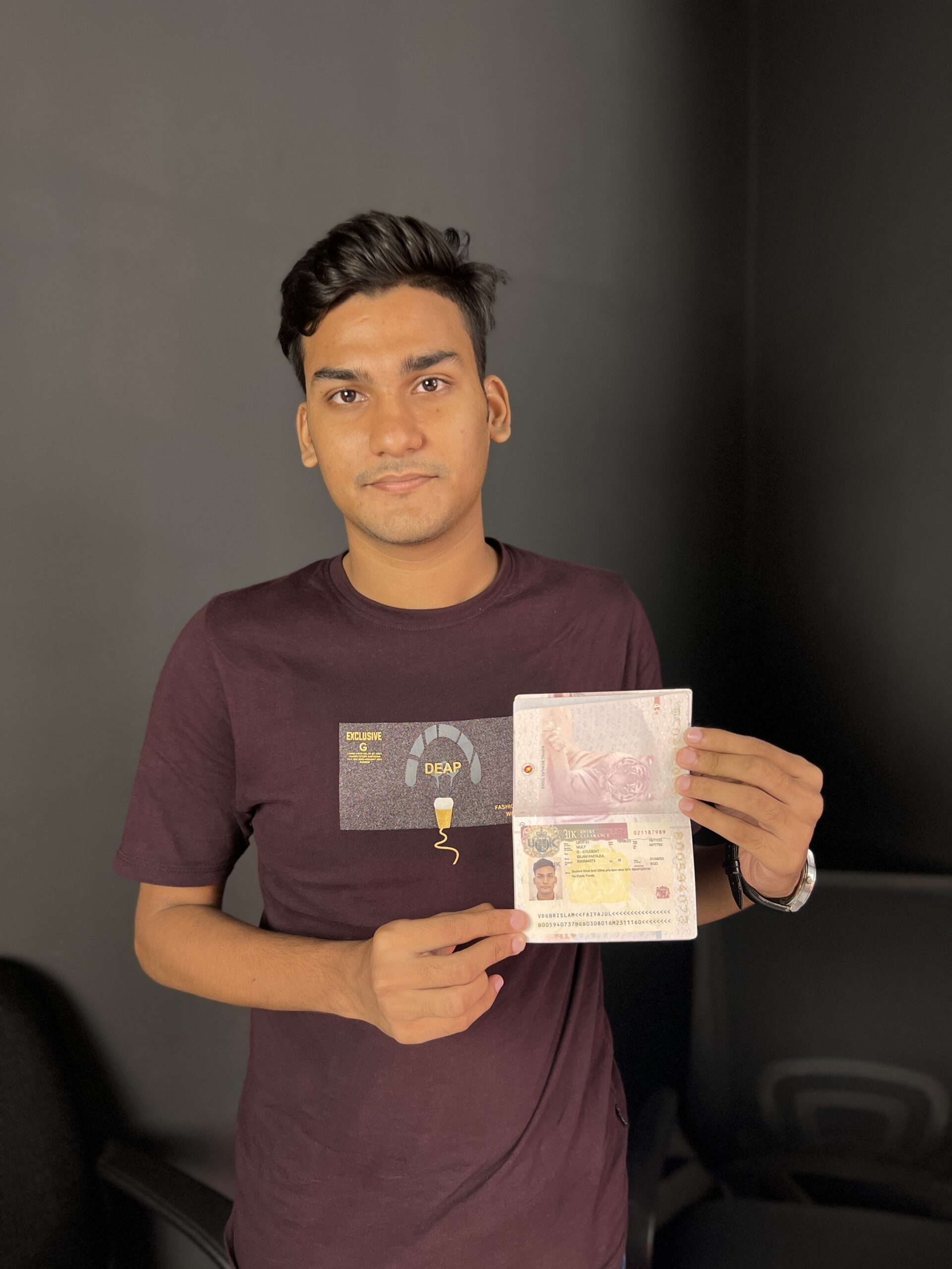 Successful Acquisition Of UK Student Visa By Faiyajul Islam BD Expert Education